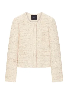 Joseph Melange Tweed Jovanna Jacket - Cassonade