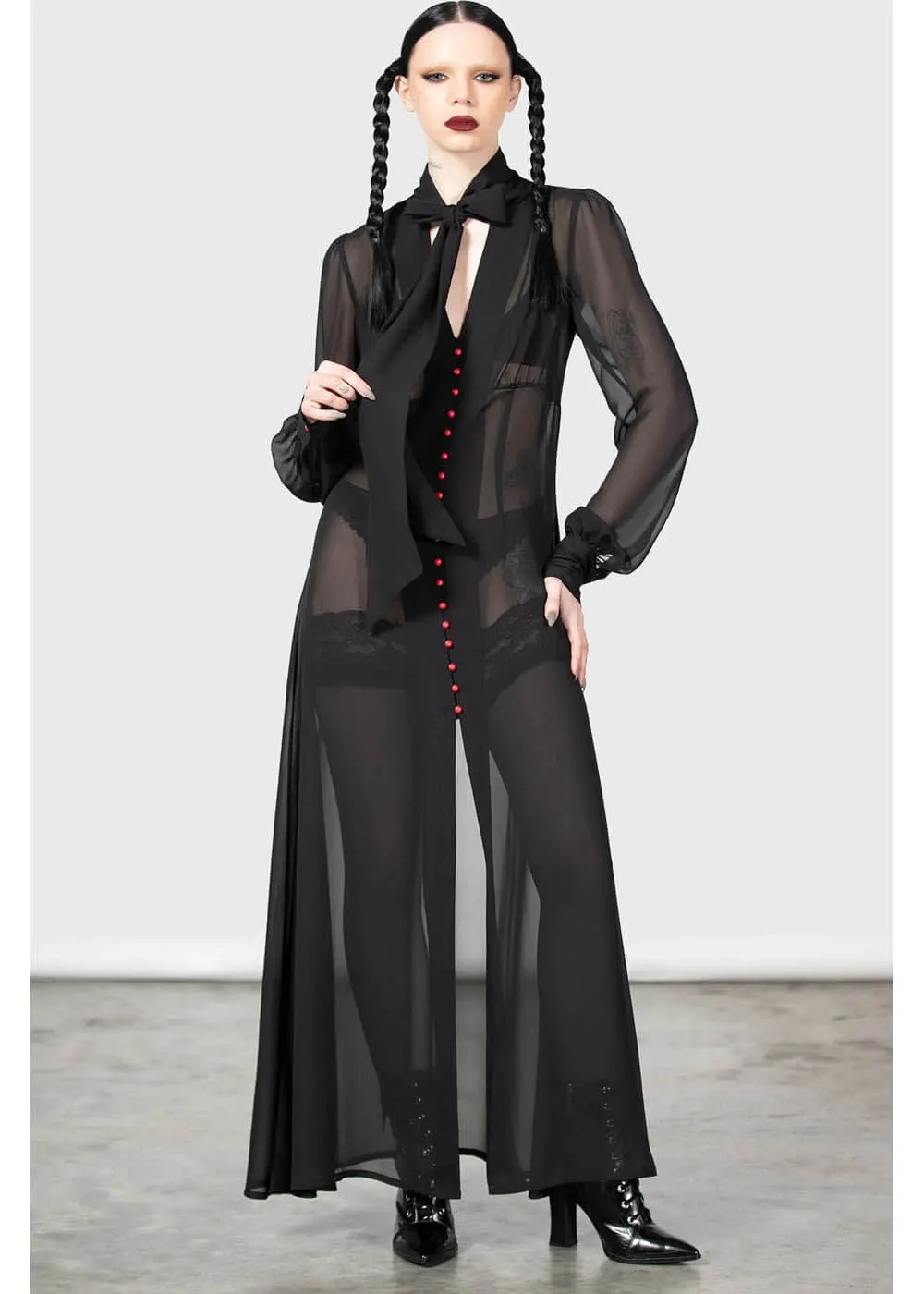 Killstar Cecile Maxi Dress Black