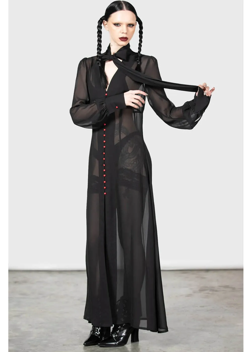 Killstar Cecile Maxi Dress Black