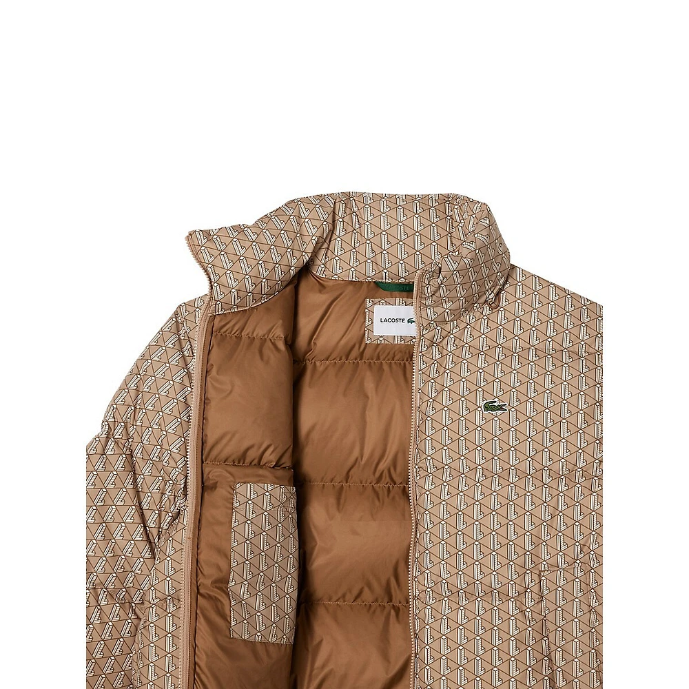 Lacoste Packaway Hooded Down Jacket