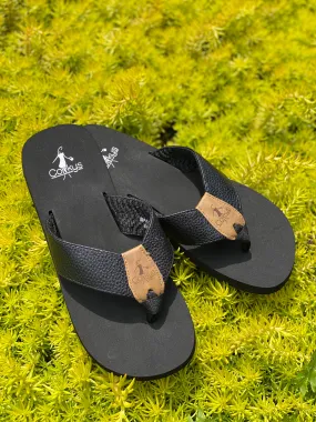 Ladybug Black Flip Flop