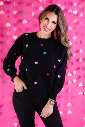 Love In The Air Heart Sweater