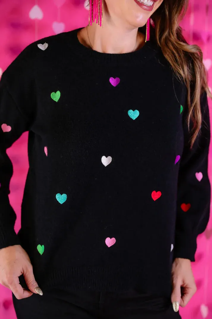 Love In The Air Heart Sweater