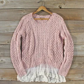 Marlow Lace Fisherman's Sweater