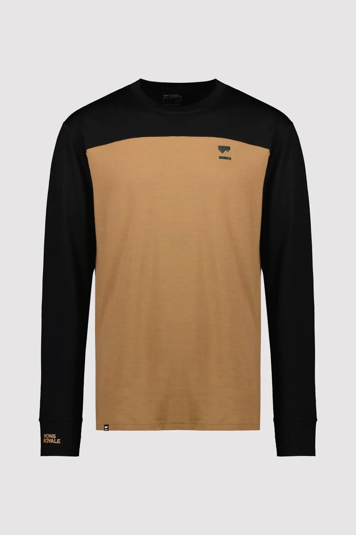 Men's Yotei LS - Black/Toffee | Thermal Clothing & Base layers UK