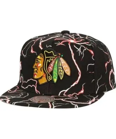 Mitchell & Ness Men's NHL Chicago Blackhawks Storm Season Snapback Hat