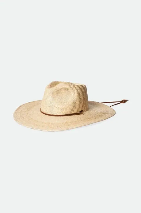 MORRISON WIDE BRIM SUN HAT - NATURAL - 100% STRAW -