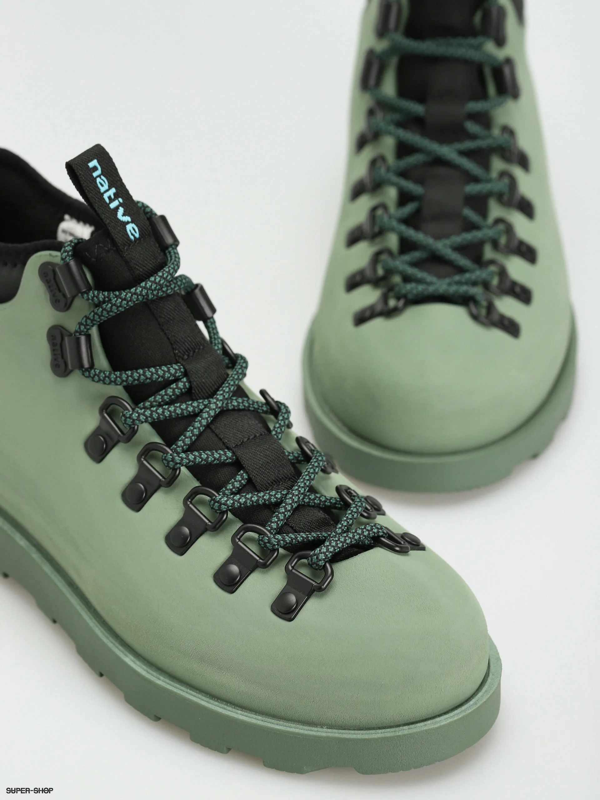 Native Fitzsimmons Citylite Winter shoes (loch green/ivy green/jiffy black/ivy green laces)