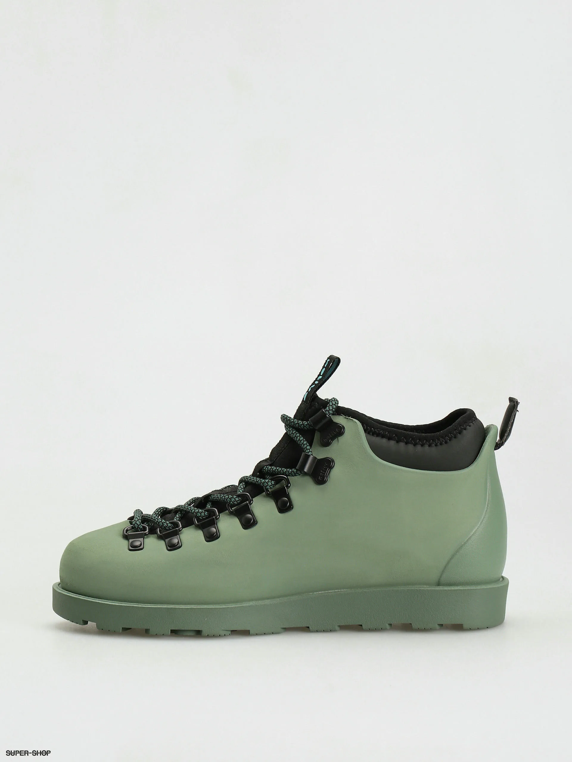 Native Fitzsimmons Citylite Winter shoes (loch green/ivy green/jiffy black/ivy green laces)