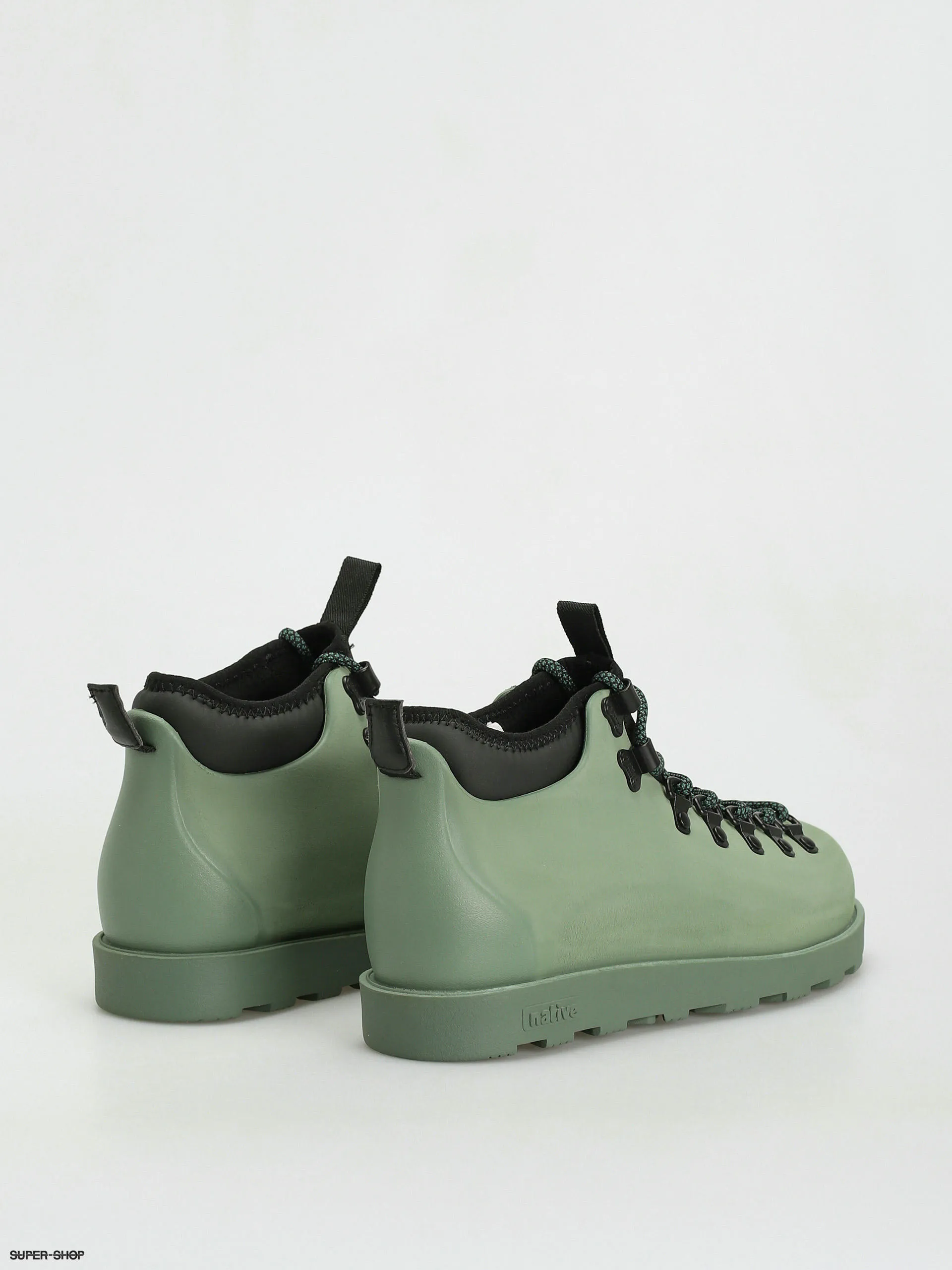 Native Fitzsimmons Citylite Winter shoes (loch green/ivy green/jiffy black/ivy green laces)