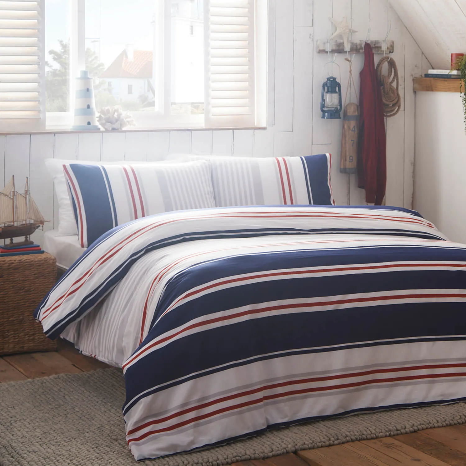 Nautical Stripe Duvet Set