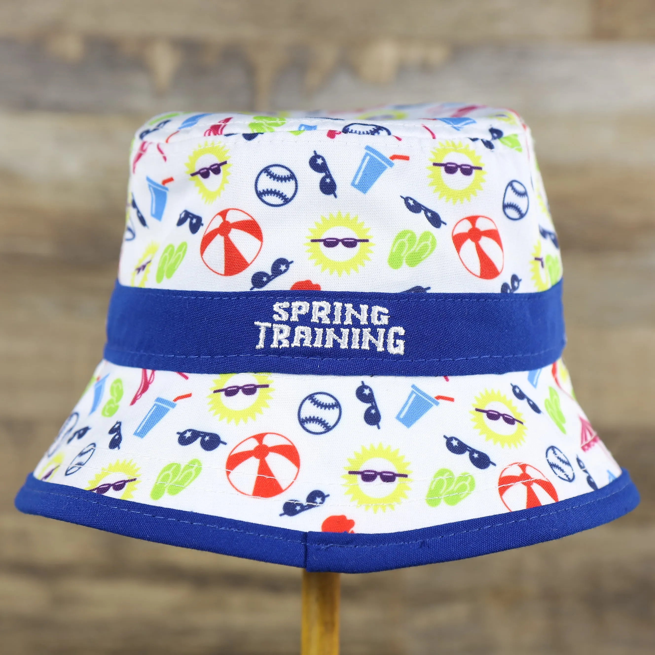 New York Mets Spring Training 2022 On Field White Toddler Bucket Hat