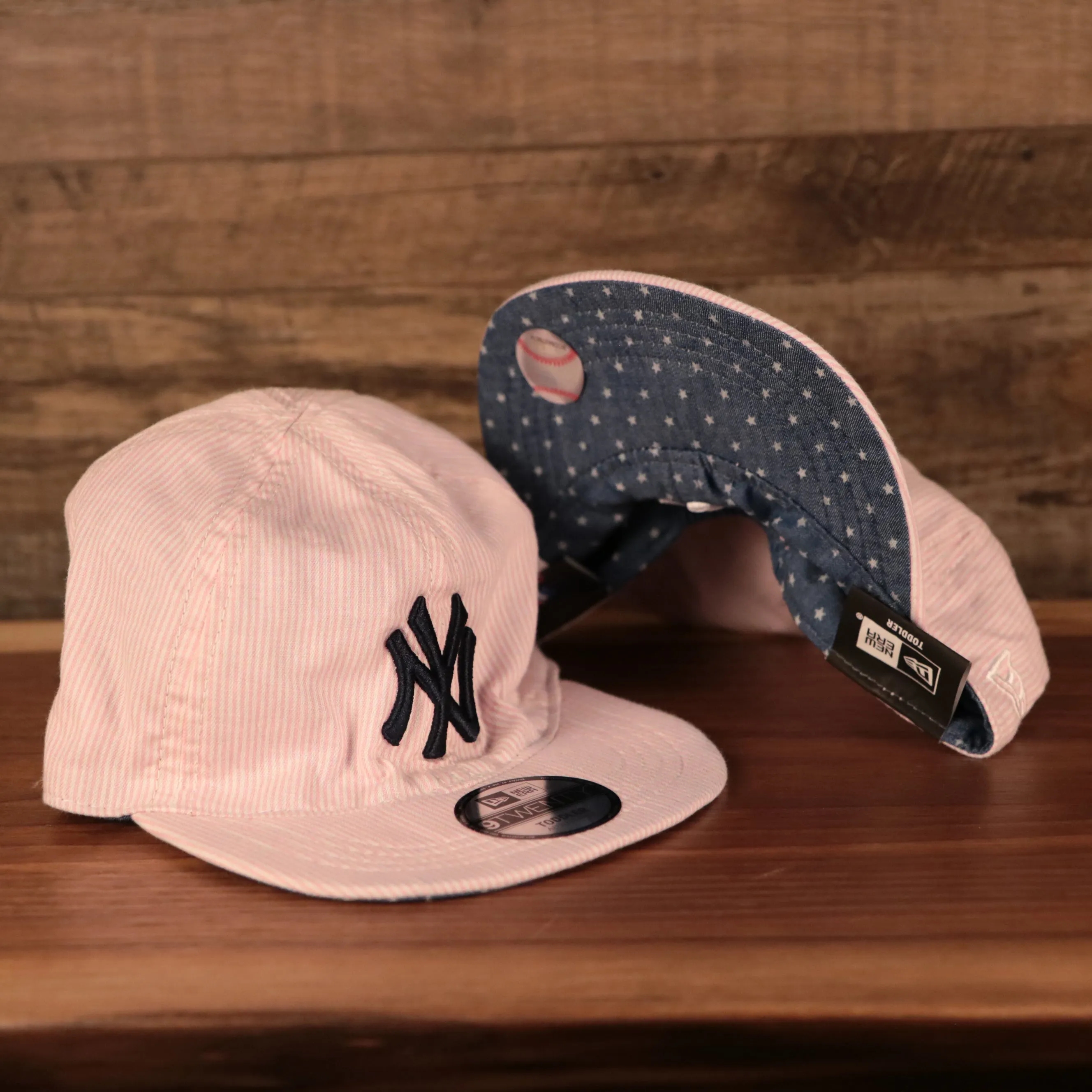 New York Yankees Reversible Navy & Pink Toddler 9Twenty Dad Hat