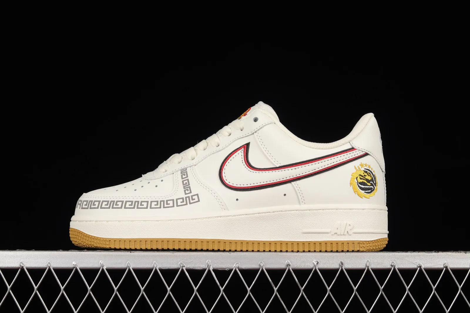 Nike Air Force 1 07 Low Dragon Rice White Yellow Red CH9686-668