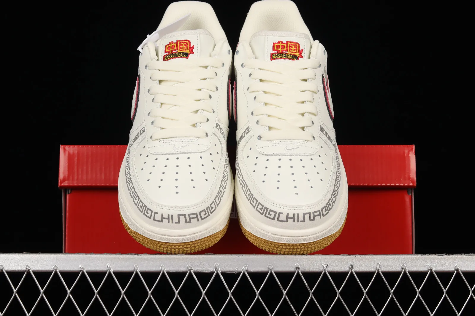 Nike Air Force 1 07 Low Dragon Rice White Yellow Red CH9686-668