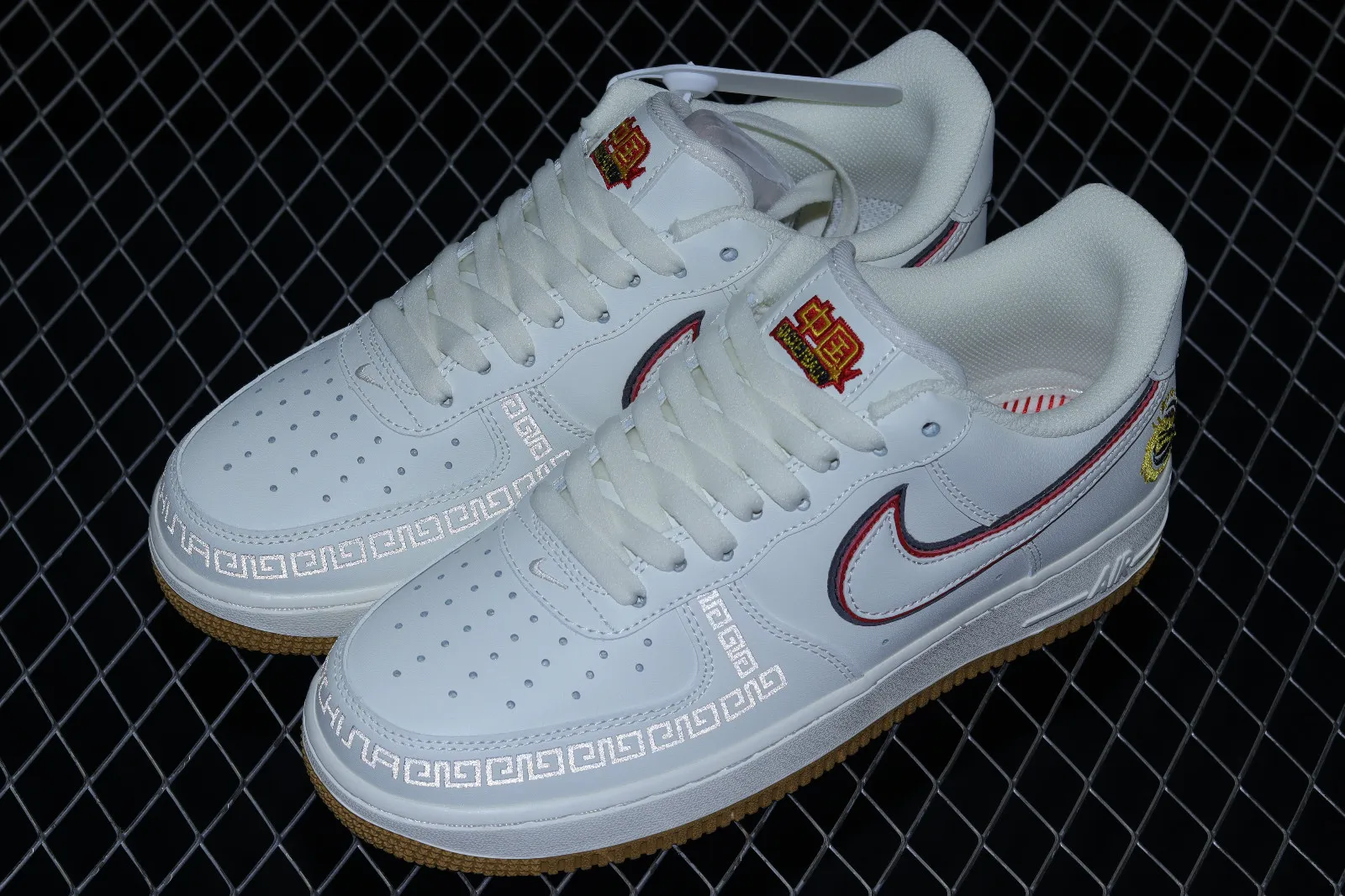 Nike Air Force 1 07 Low Dragon Rice White Yellow Red CH9686-668