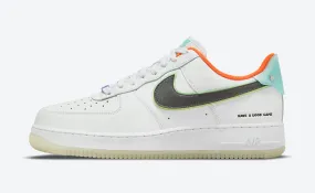 Nike Air Force 1 07 Low Have A Good Game White Orange Black DO2333-101