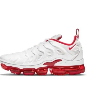 Nike Air VaporMax Plus 'White University Red'