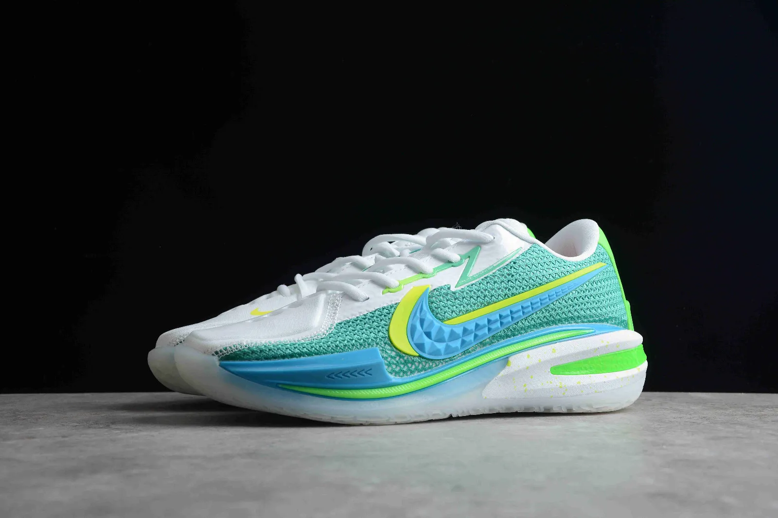 Nike Air Zoom GT Cut EP Shy Blue Volt White Yellow CZ0176-008