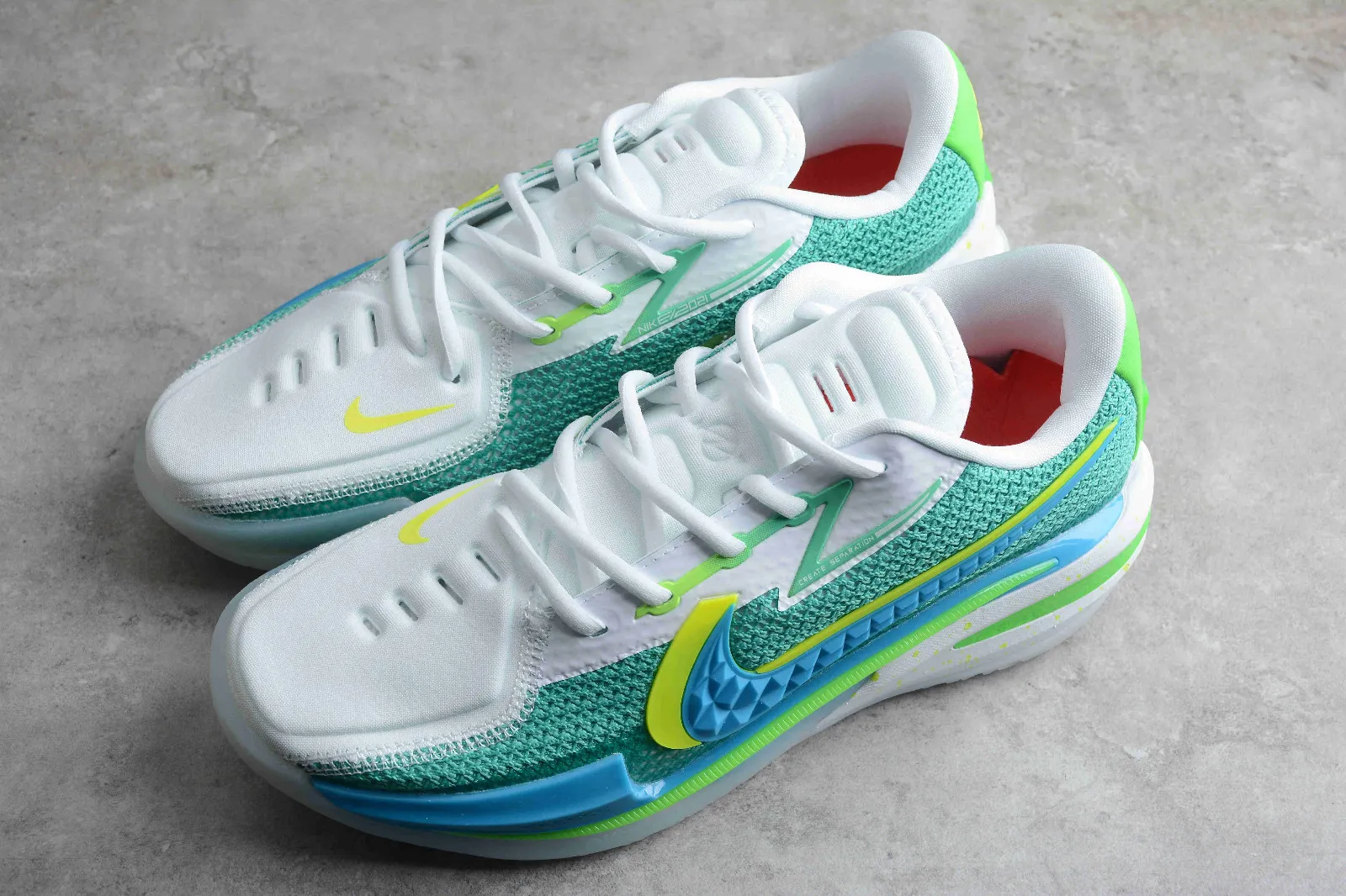 Nike Air Zoom GT Cut EP Shy Blue Volt White Yellow CZ0176-008