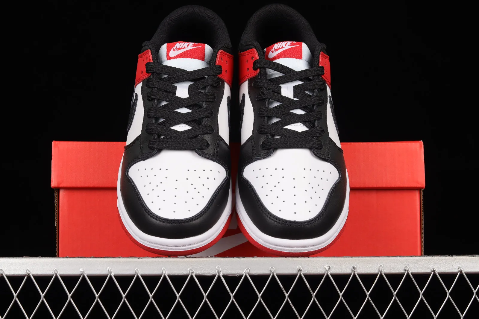 Nike SB Dunk Low White Black Red DO7412-221