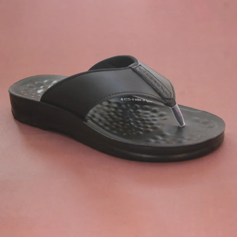 Original Aerosoft Comfort Men Black Slipper