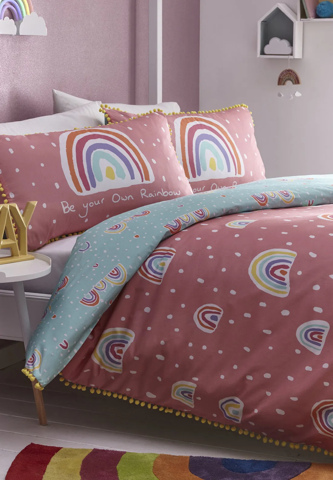 Over The Rainbow Duvet Cover Set