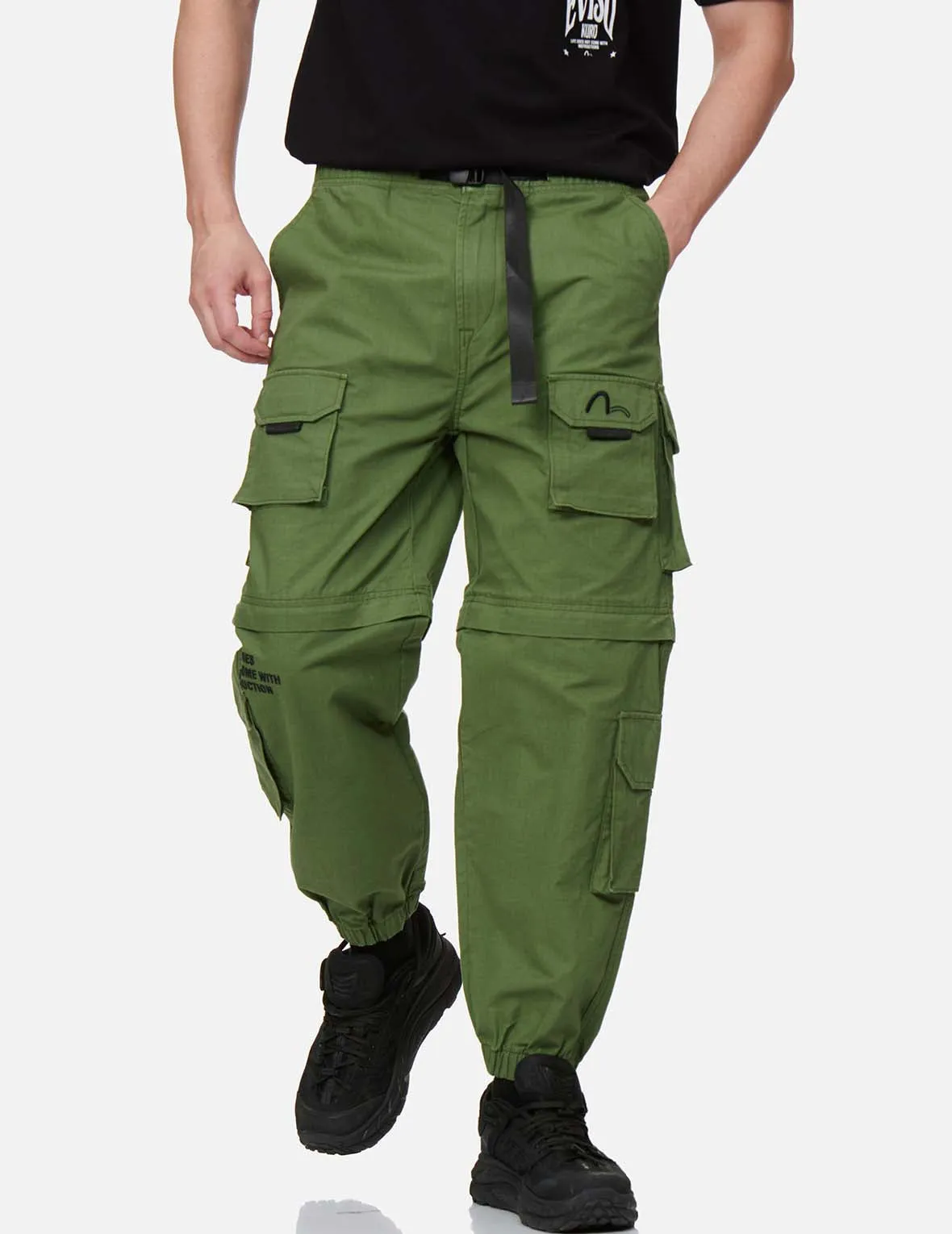 Pigment Washed Cargo Pants