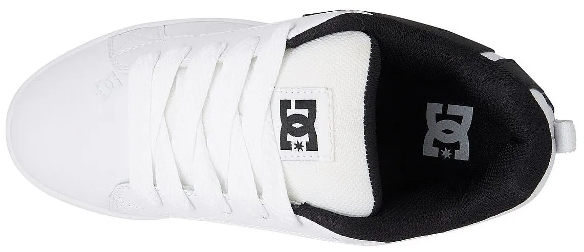 shoes DC Court Graffik - WLK/White/Black/Black - men´s