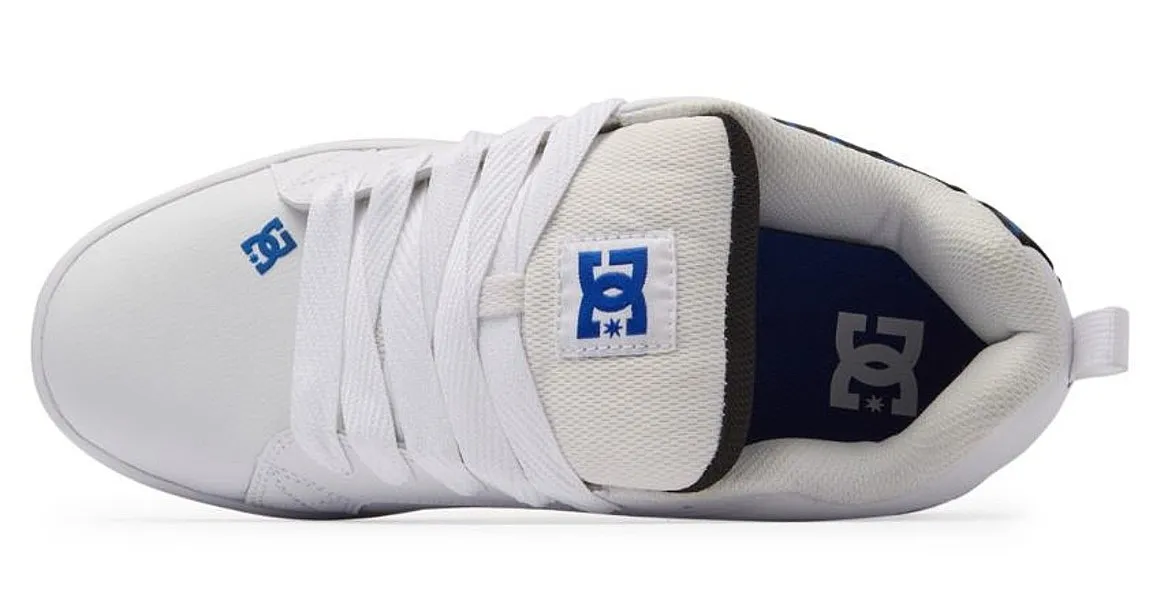 shoes DC Court Graffik - XWSB/White/Grey/Blue - men´s