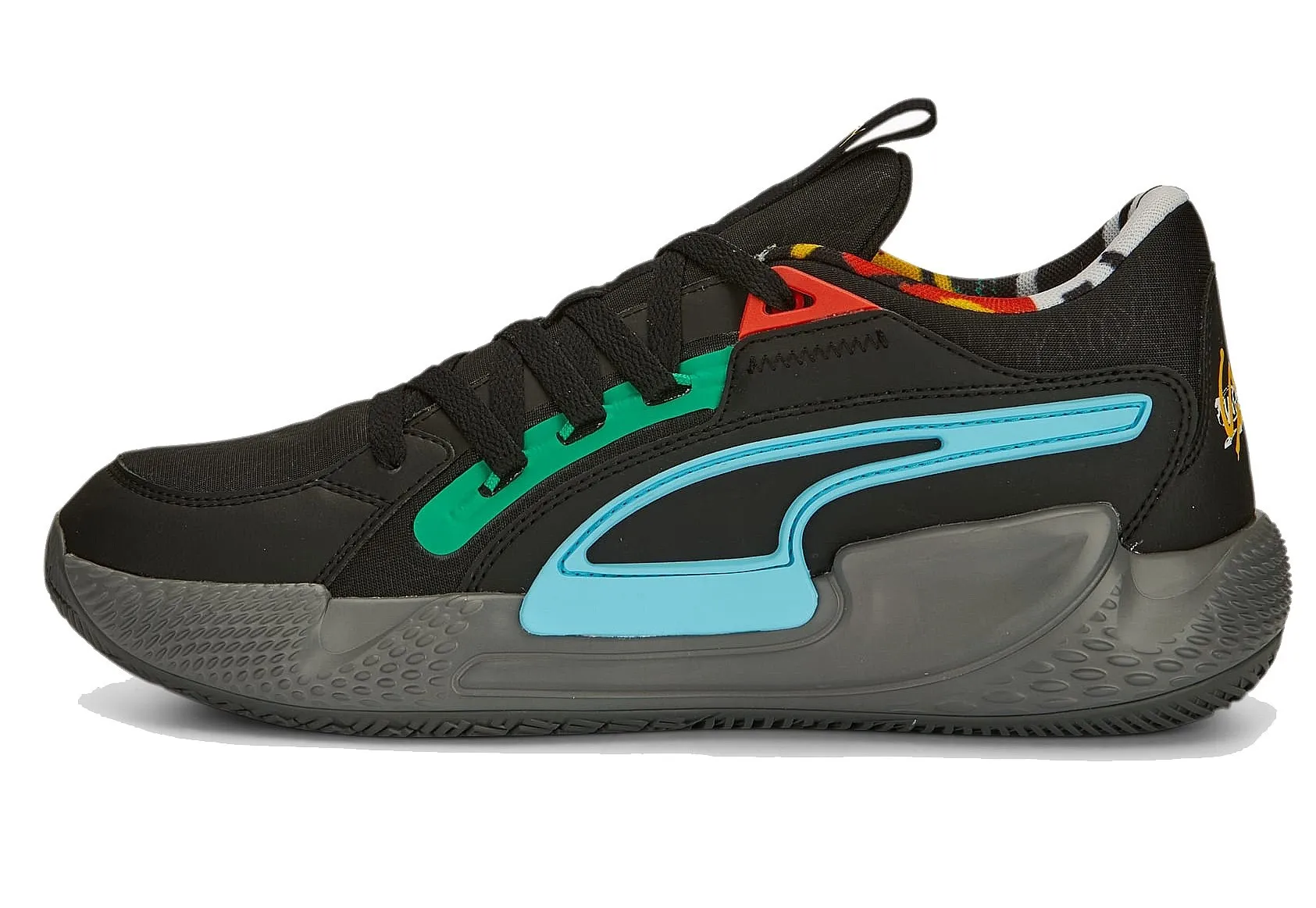 shoes Puma Court Rider Chaos Block Party - Puma Black/Cast Iron - men´s