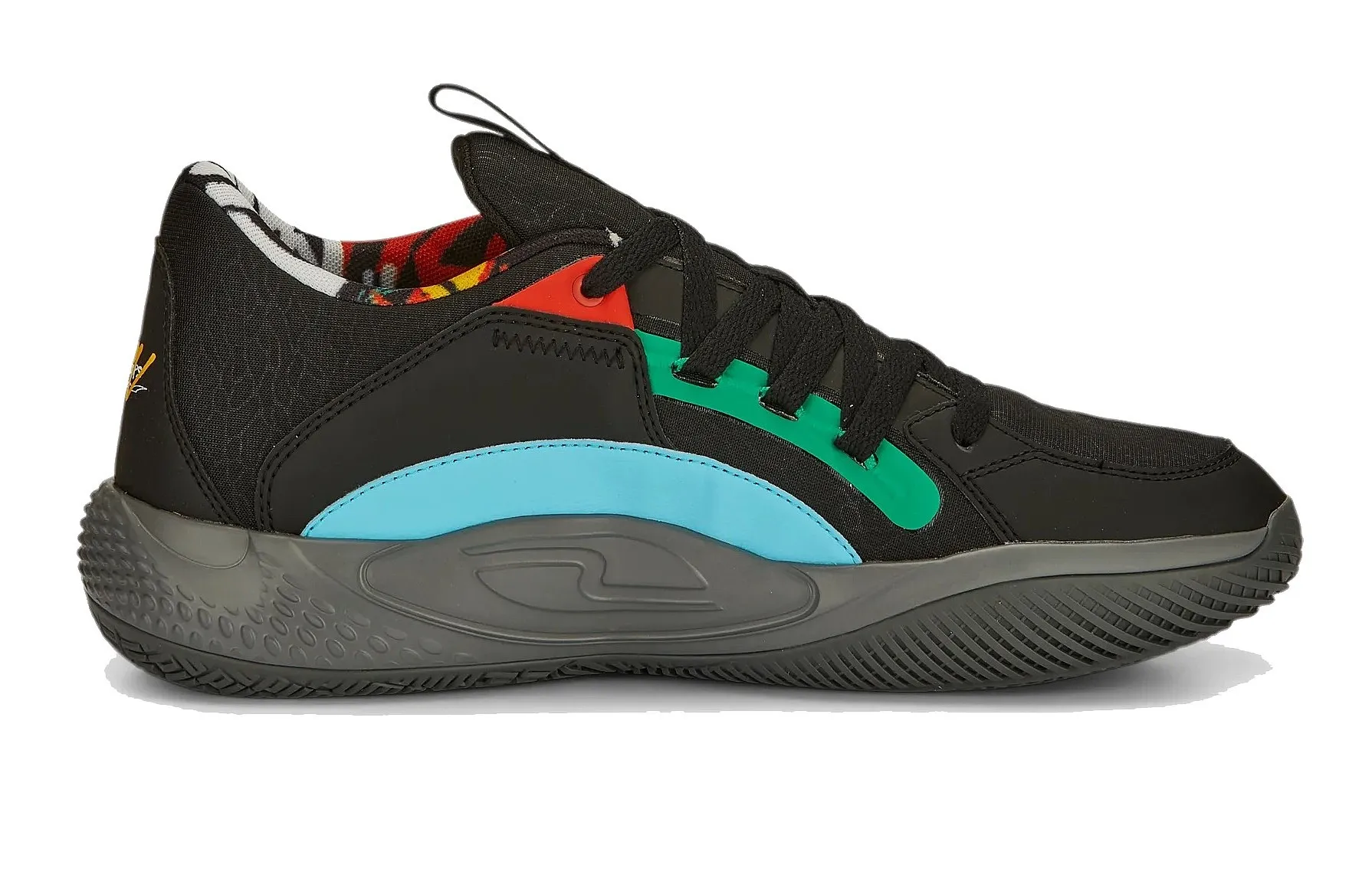 shoes Puma Court Rider Chaos Block Party - Puma Black/Cast Iron - men´s