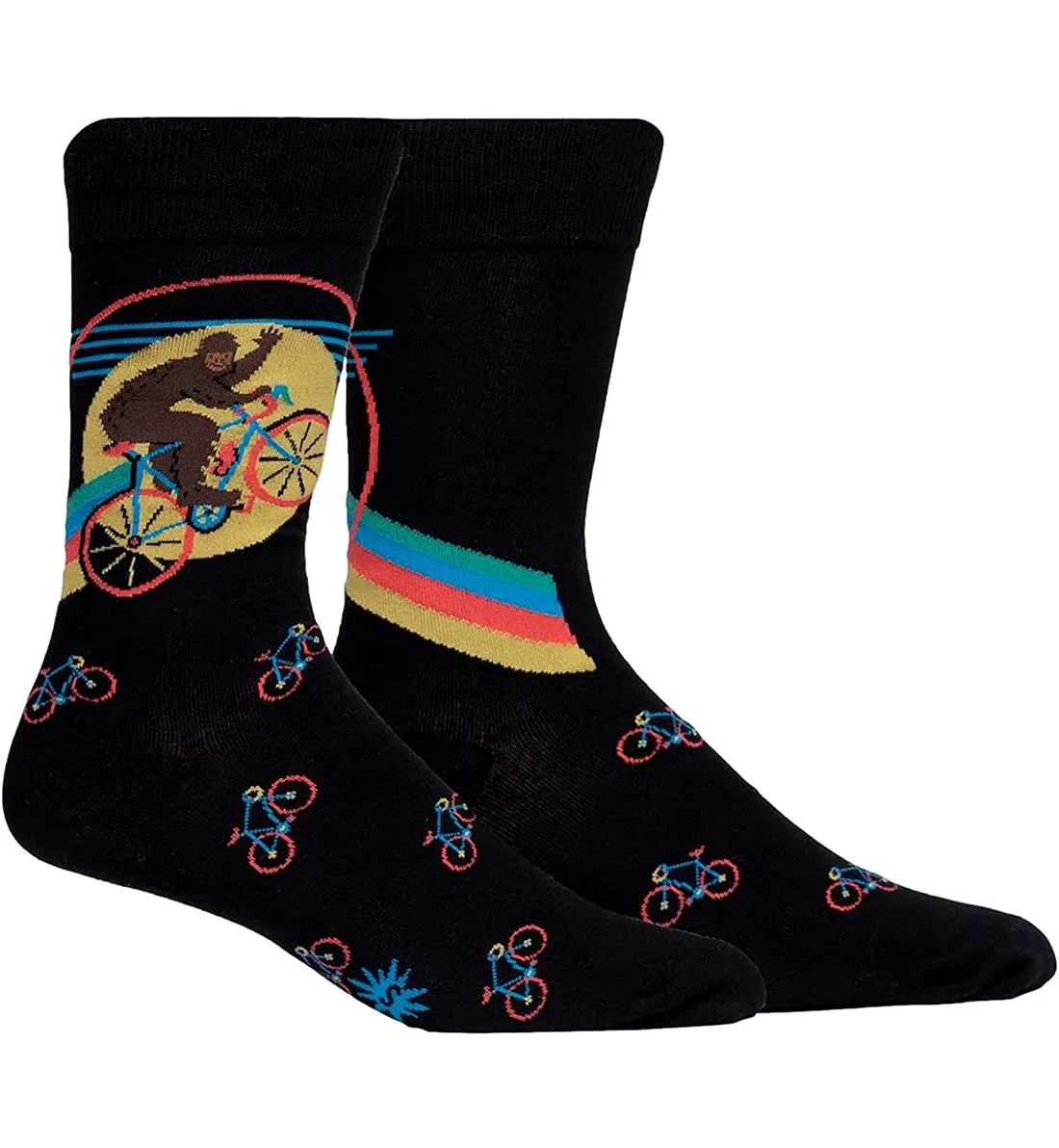 SOCK it to me Men's Crew Socks (Prints) - Bike-Squatch