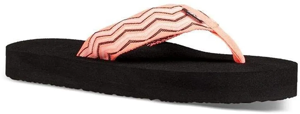 Teva Original Mush Neptune Bright Coral Flip Flops - Women's