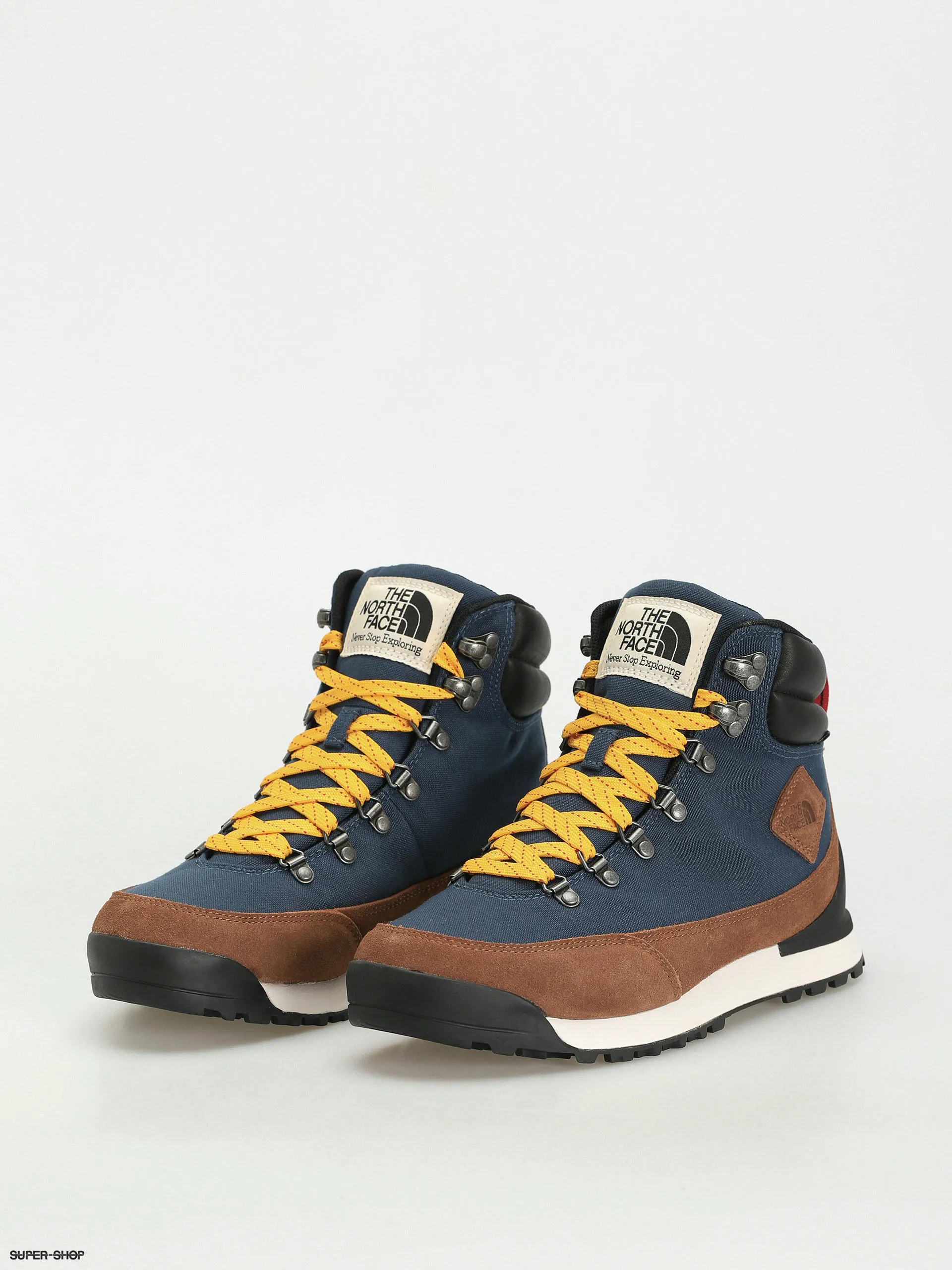 The North Face Back To Berkeley Iv Textile Wp Shoes (shady blue/monksrobebrn)