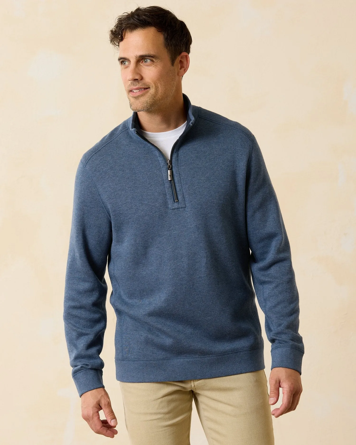 Tommy Bahama Flip Coast Half Zip Blue Note