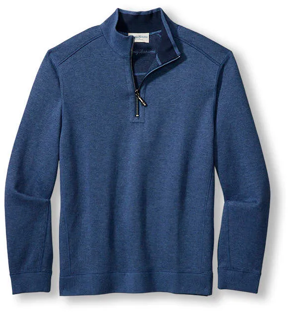 Tommy Bahama Flip Coast Half Zip Blue Note