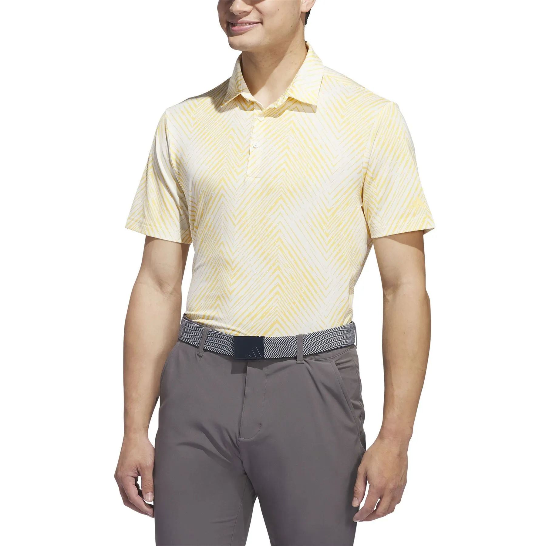 Ultimate365 Regular Fit All Over Print Polo Ivory - SS24