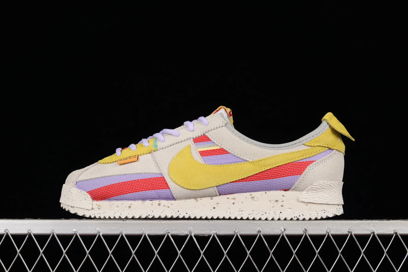 Union x Nike Cortez Yellow Purple Red DR1413-100