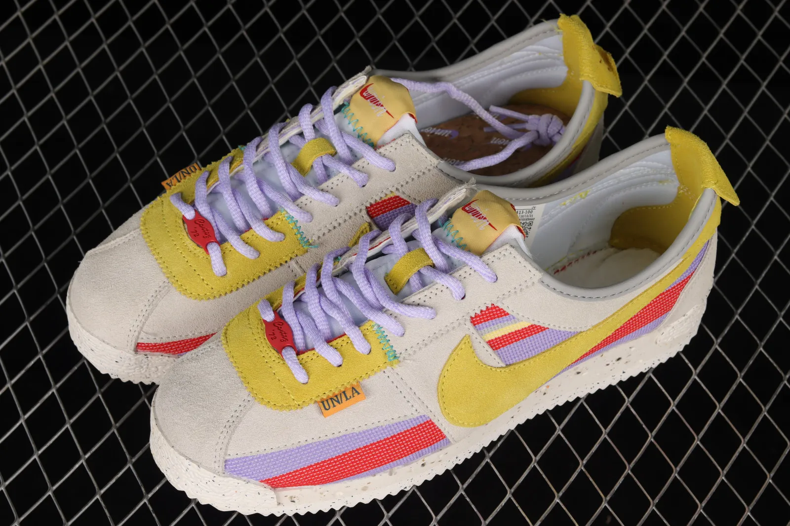 Union x Nike Cortez Yellow Purple Red DR1413-100