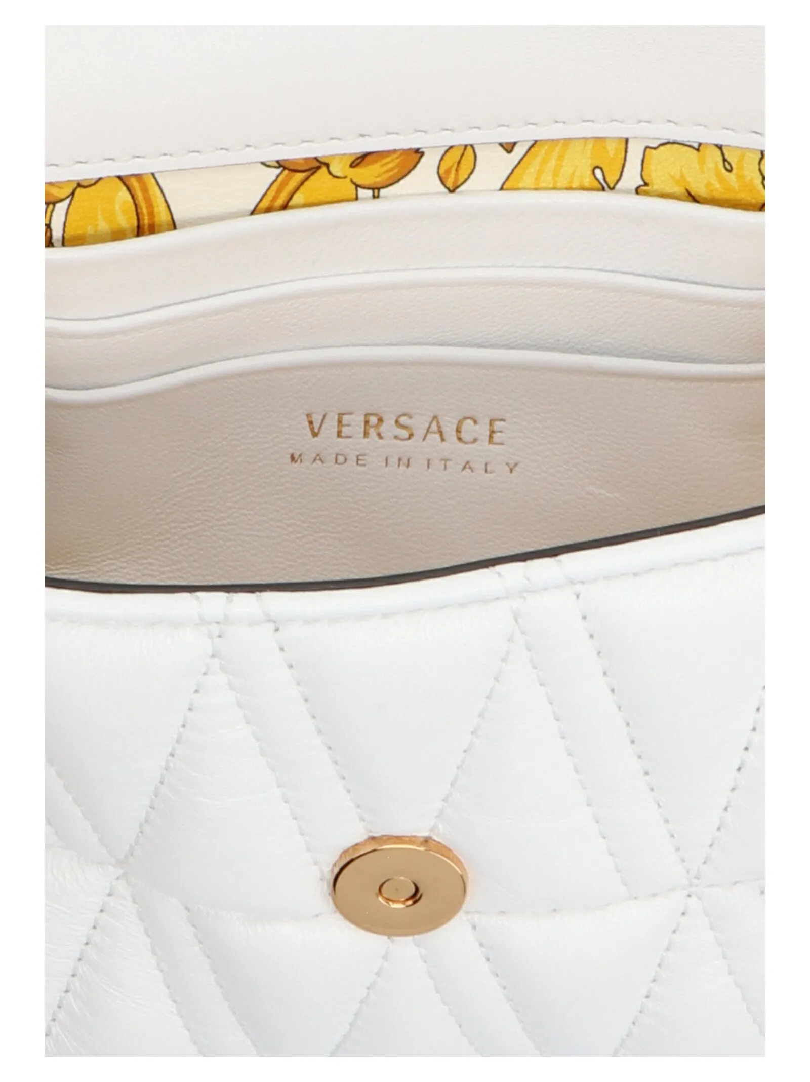 Versace Virtus Quilted Crossbody Bag