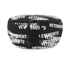 Vetements Allover Logo Printed Belt Bag