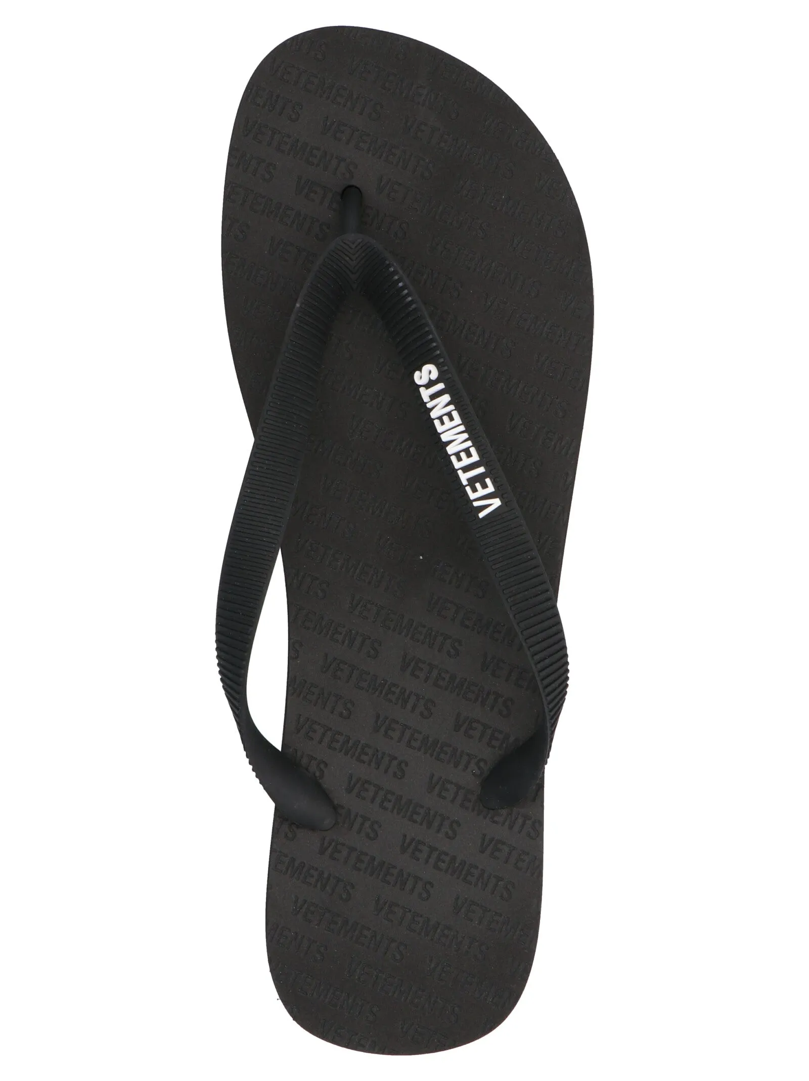 Vetements Logo Embossed Flip Flops