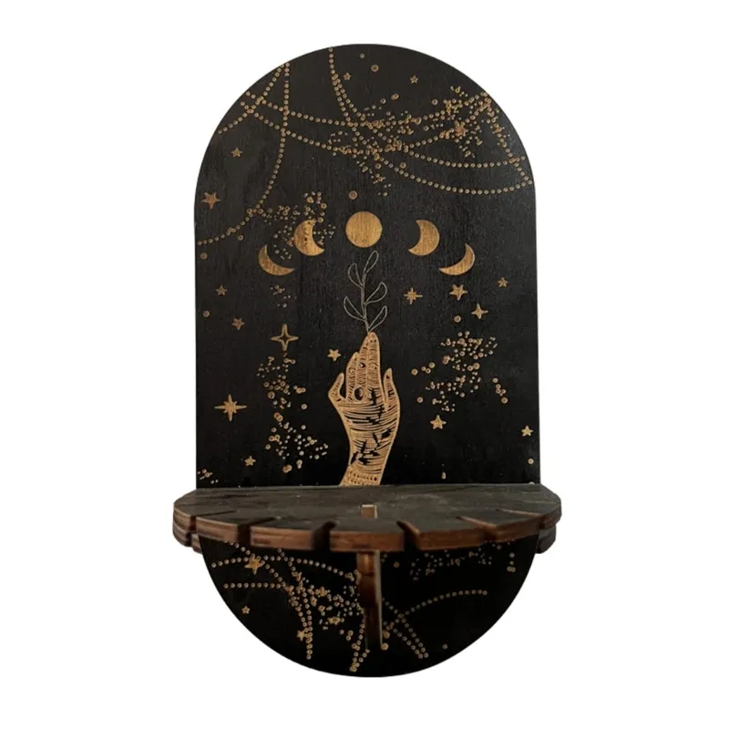 Witchy Wooden Display Rack