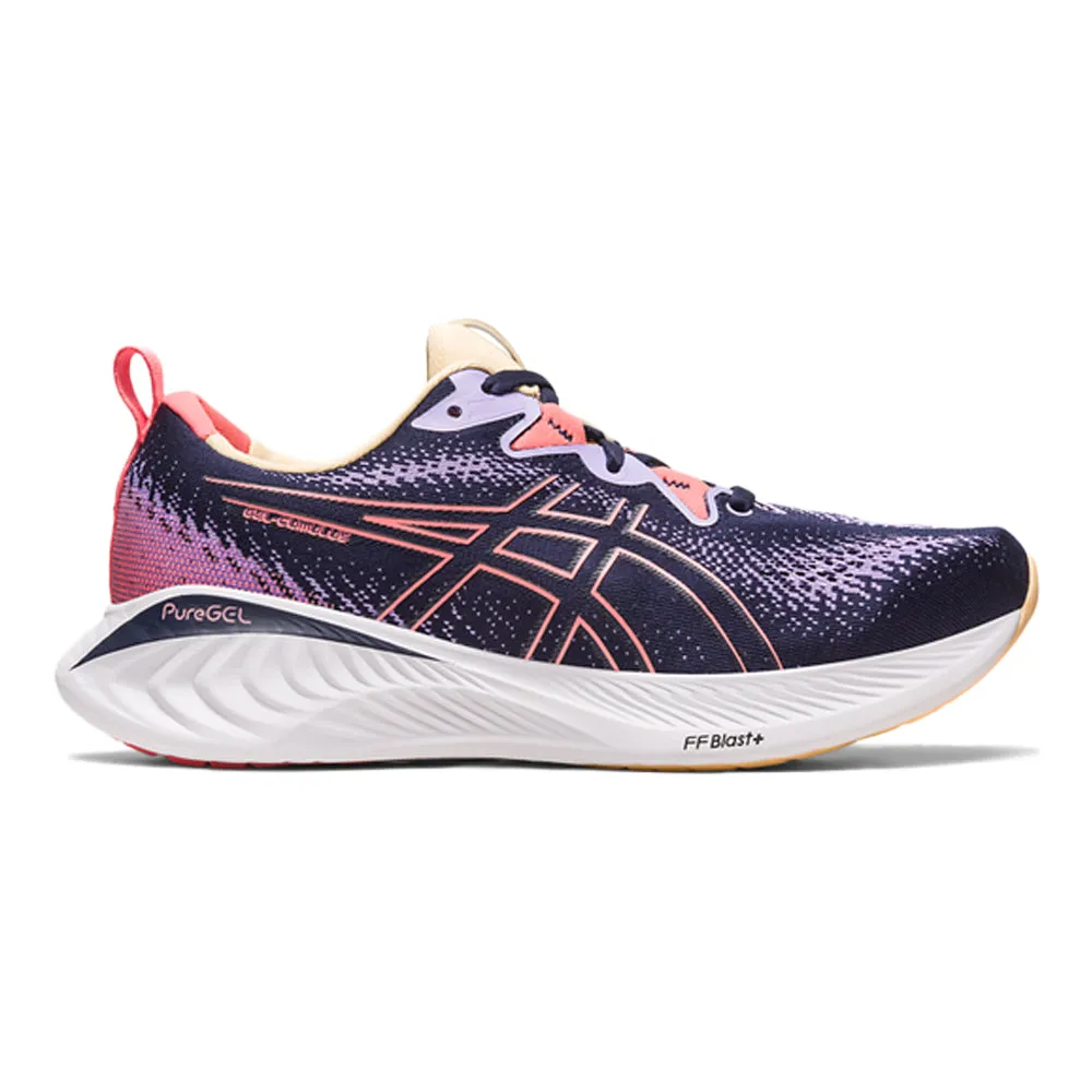 Women's Asics GEL-Cumulus 25, Midnight/Papaya, 10 B Medium