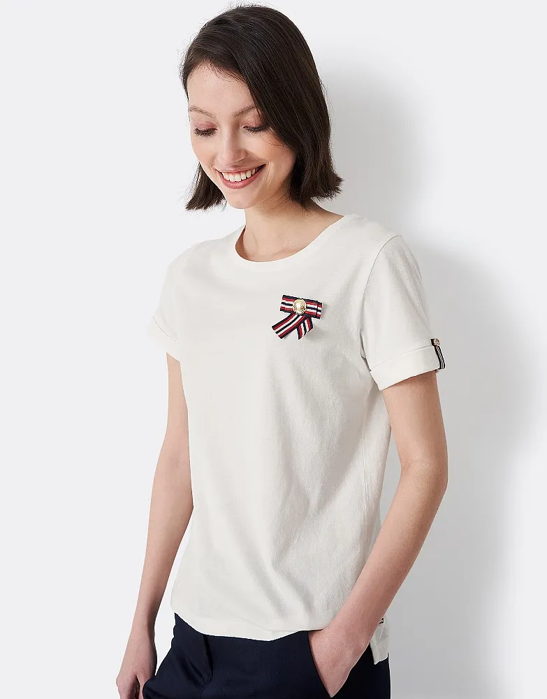 Women's Henley Crew Neck T-Shirt from Crew Clothing Company