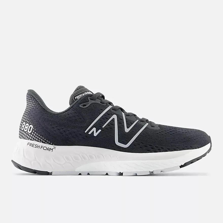 Women's New Balance Fresh Foam X 880v13, Grey/Black, 6 B Medium