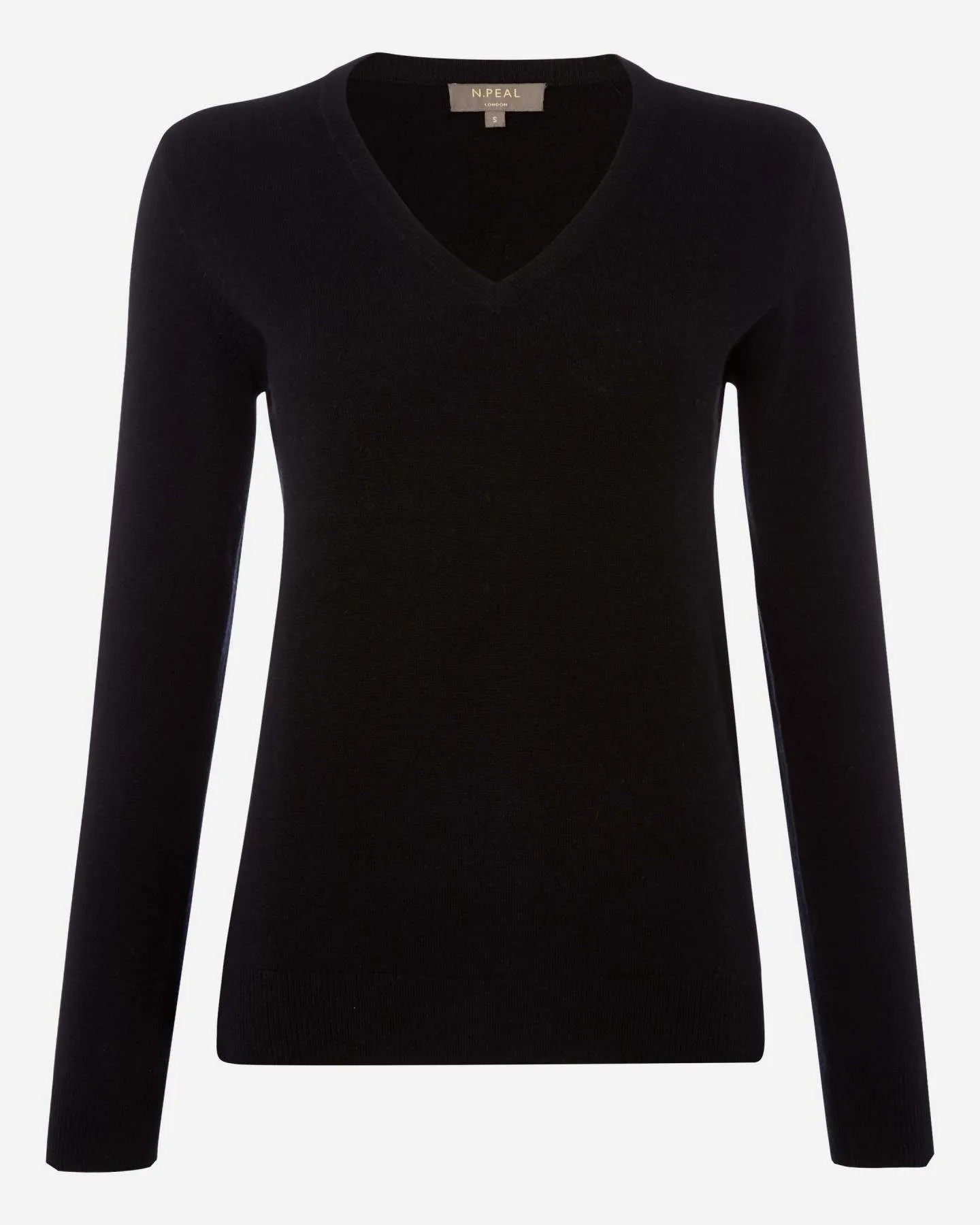 Women's Phoebe V Neck Cashmere Jumper Black