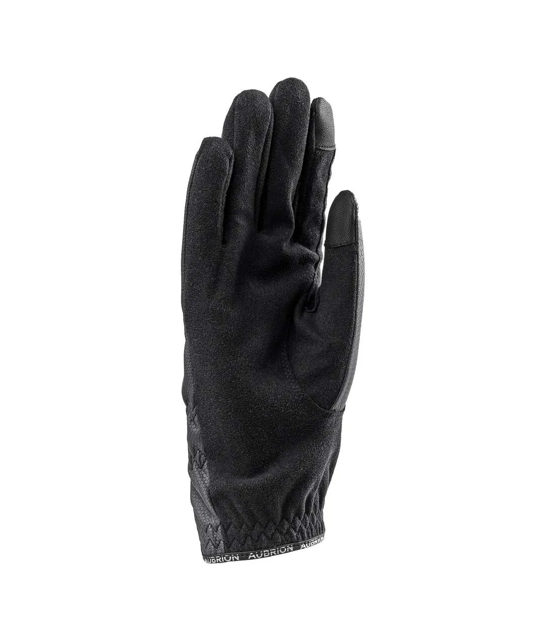 Womens/ladies stadium riding gloves black Aubrion